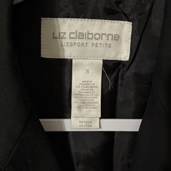 Liz Claiborne Elegant Black Suit Jacket - Picture 2 of 8